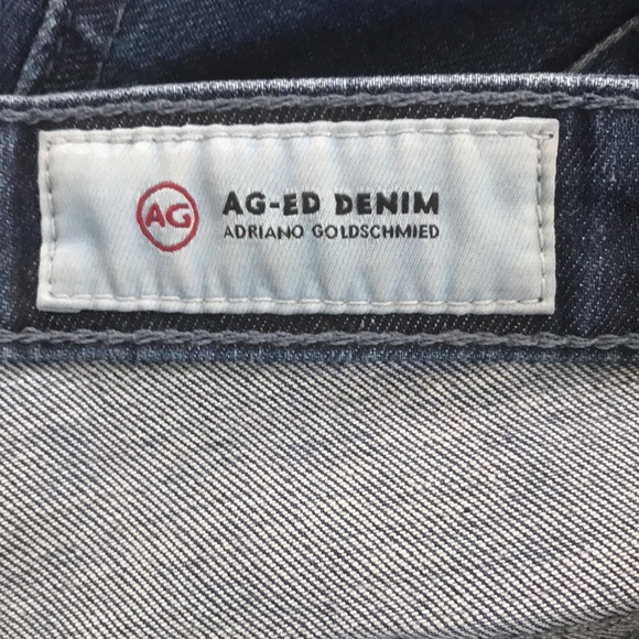 AG ADRIANO GOLDSCHMIED Blue Distressed The Legging Ankle Skinny Jeans Size 27R - Picture 9 of 10